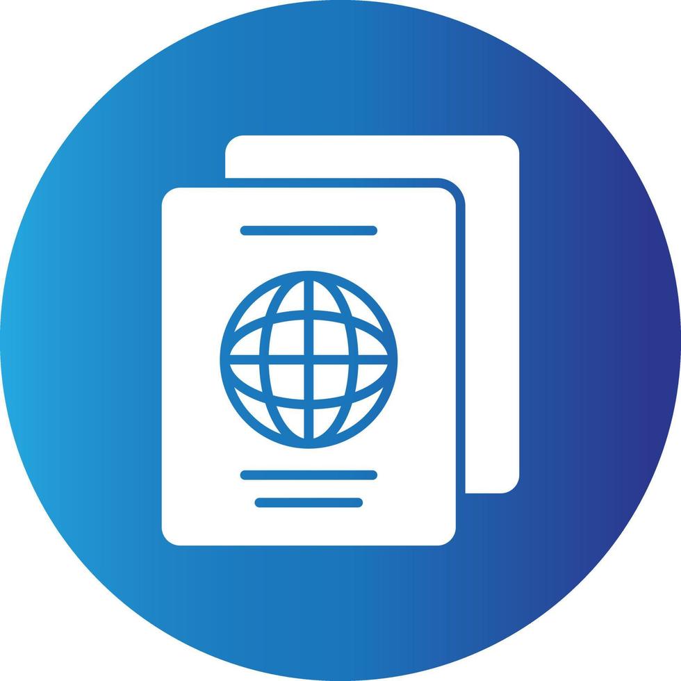 Passport Creative Icon vector