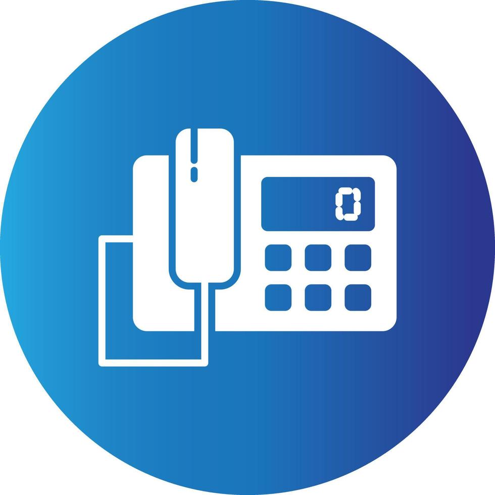 Telephone Creative Icon vector