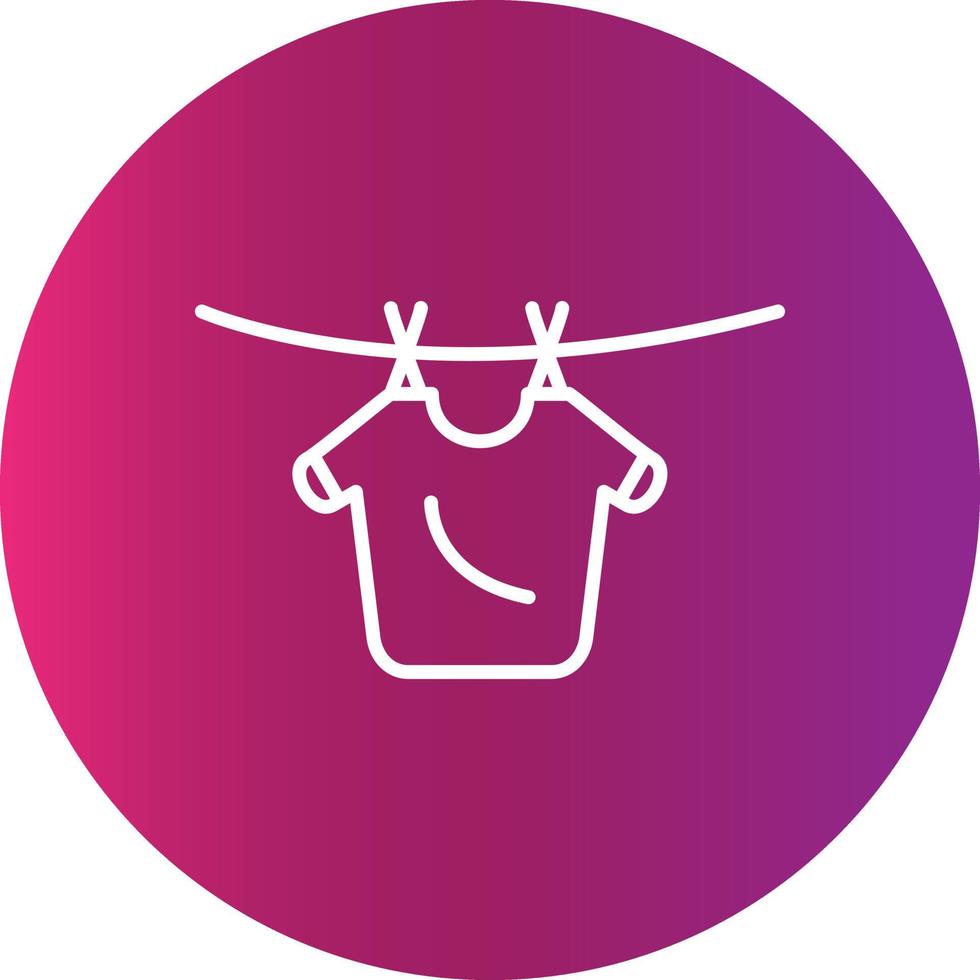 Laundry Creative Icon vector