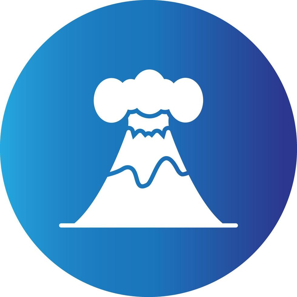 Volcano Creative Icon vector