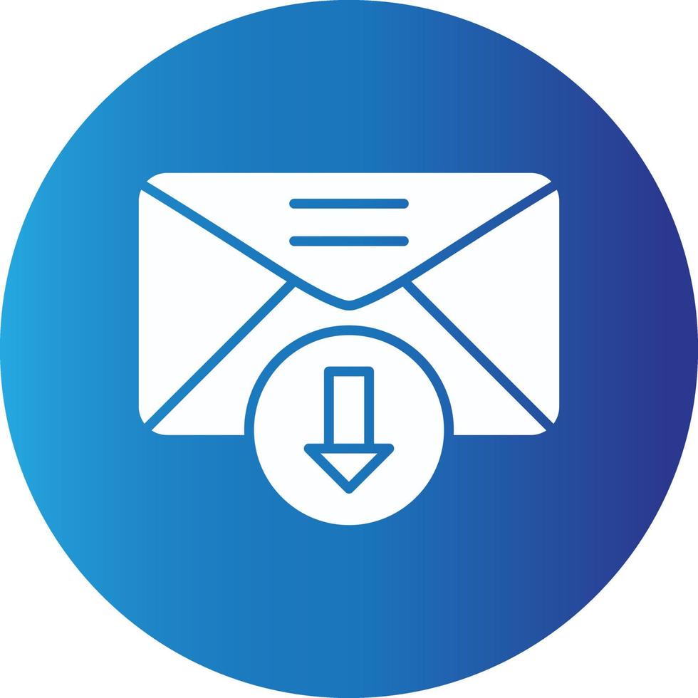 Inbox Creative Icon vector