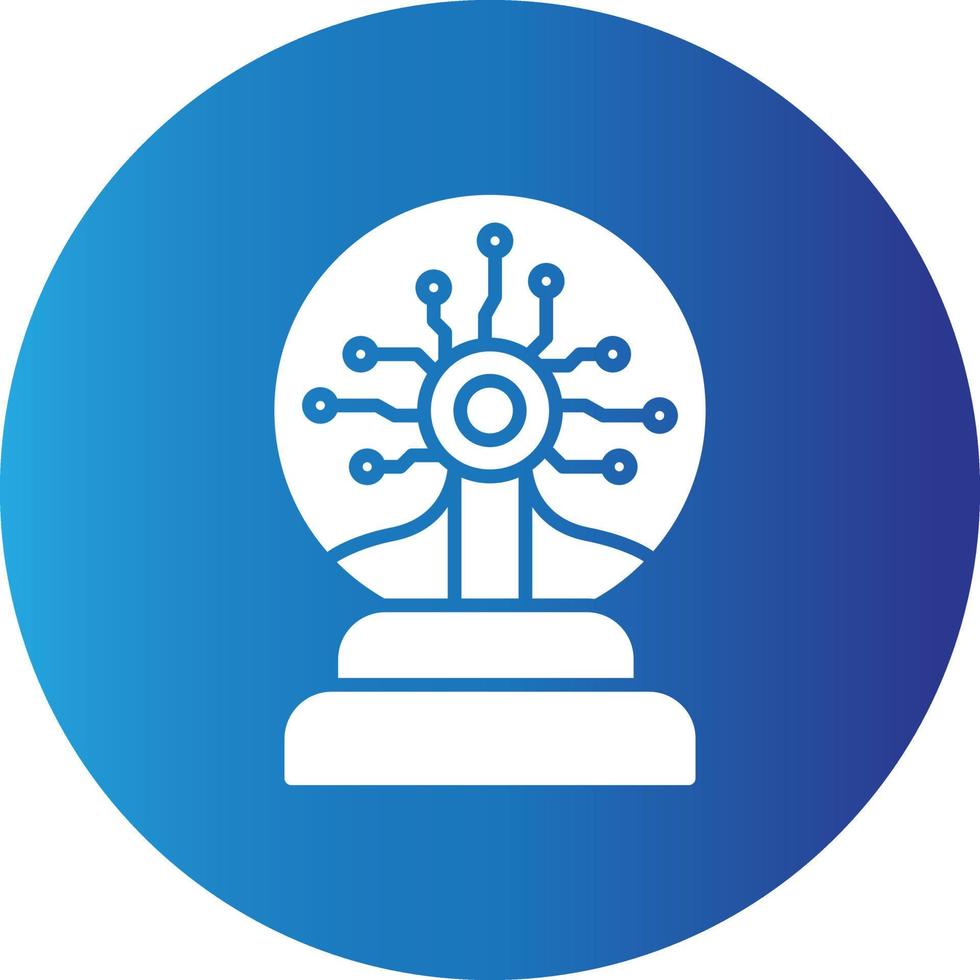 Plasma Ball Creative Icon vector