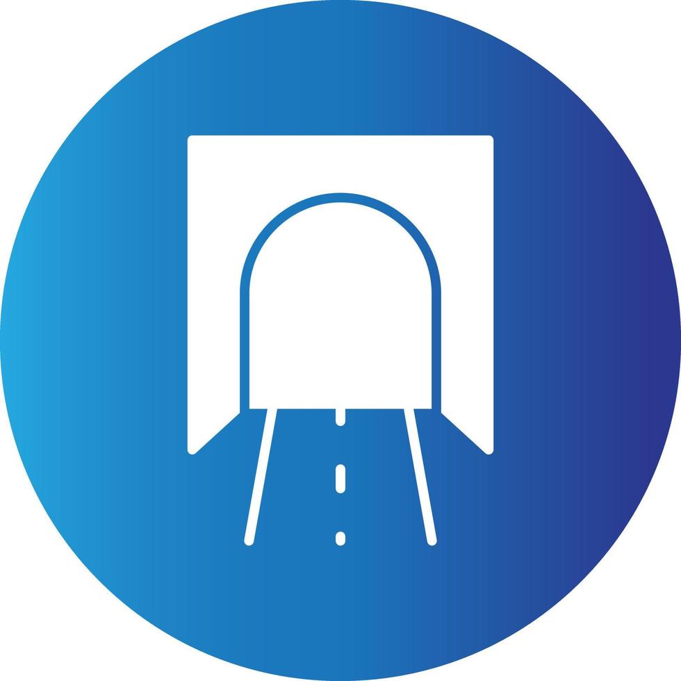 icono de túnel creativo vector