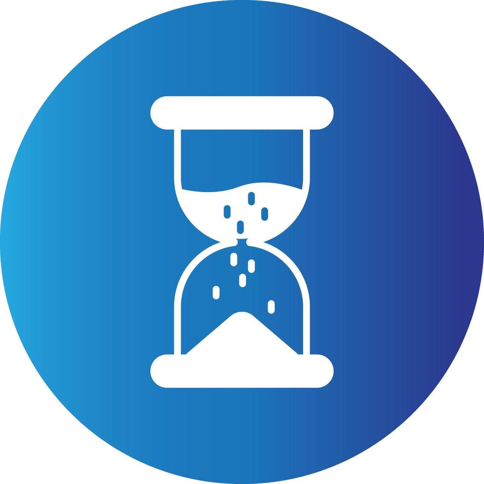 icono creativo de reloj de arena vector