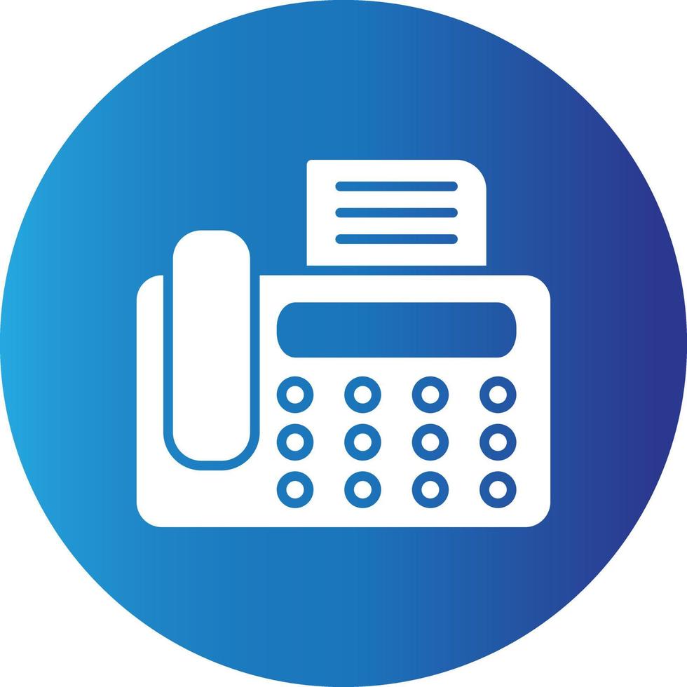 Fax Creative Icon vector