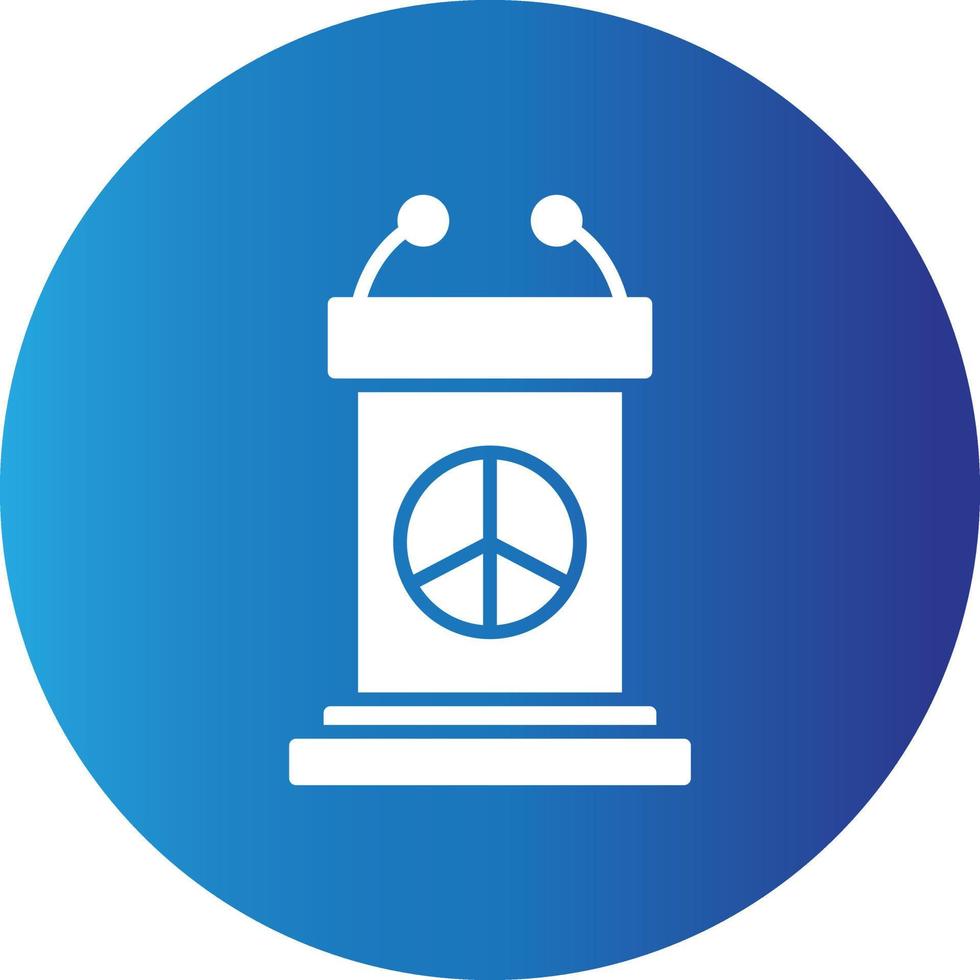 Pacifism Creative Icon vector