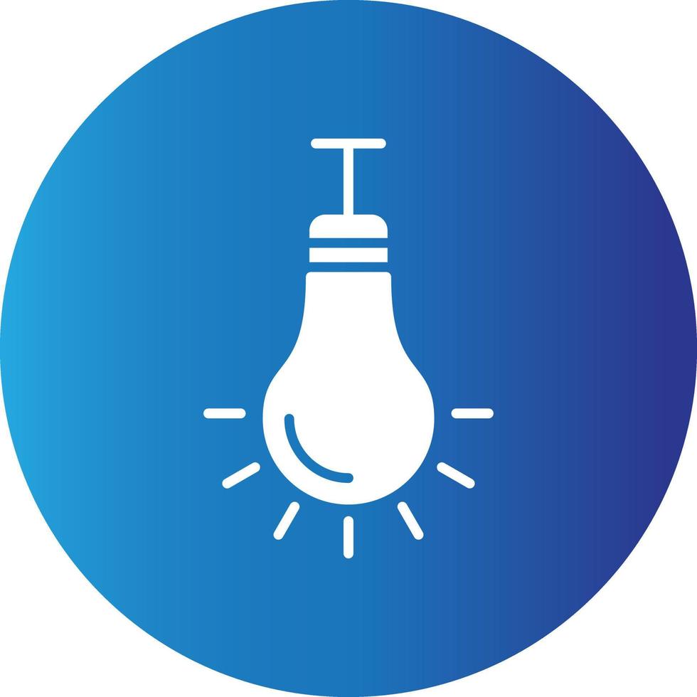 Light Bulb Creative Icon vector