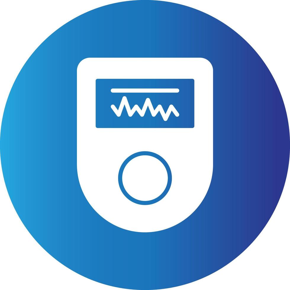 Pulse Oximeter Creative Icon vector