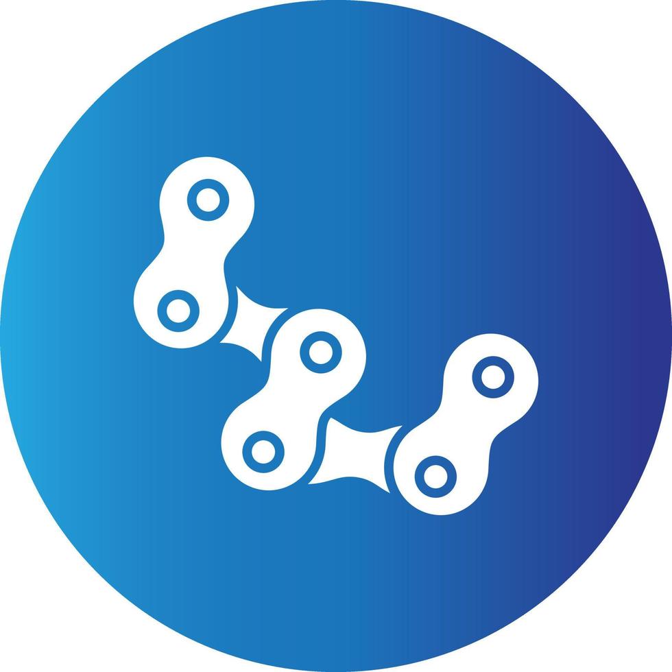 Cycle Chain Creative Icon vector