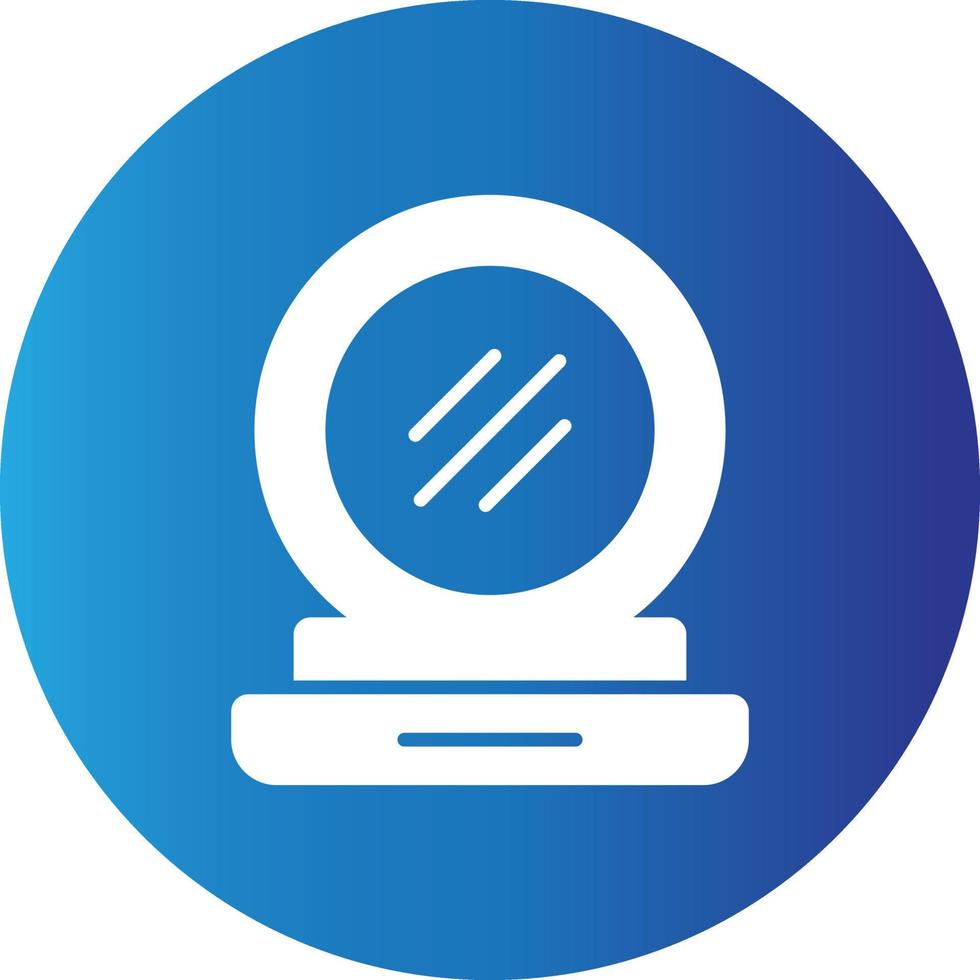 Pocket Mirror Creative Icon vector