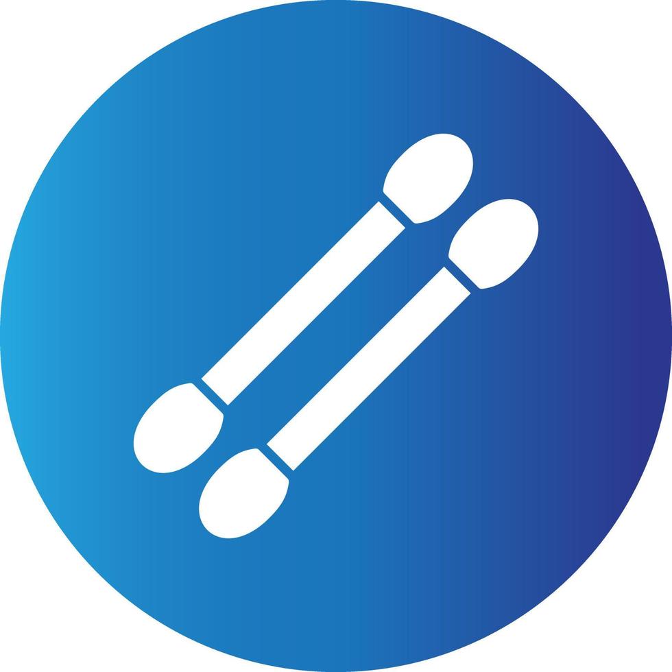 Cotton Bud Creative Icon vector