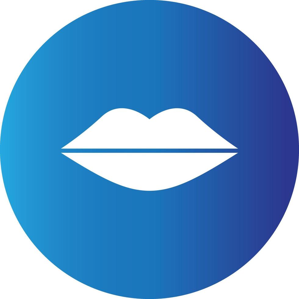 Lips Creative Icon vector