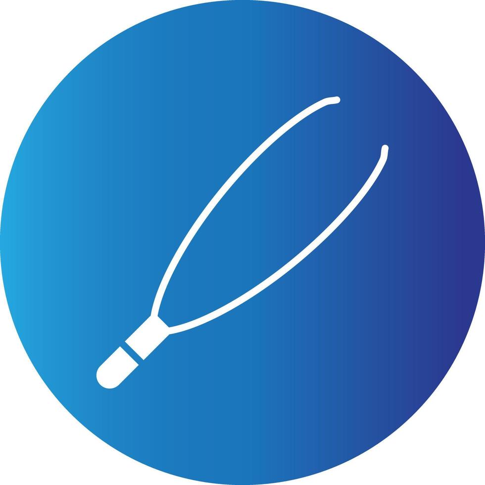 Tweezers Creative Icon vector