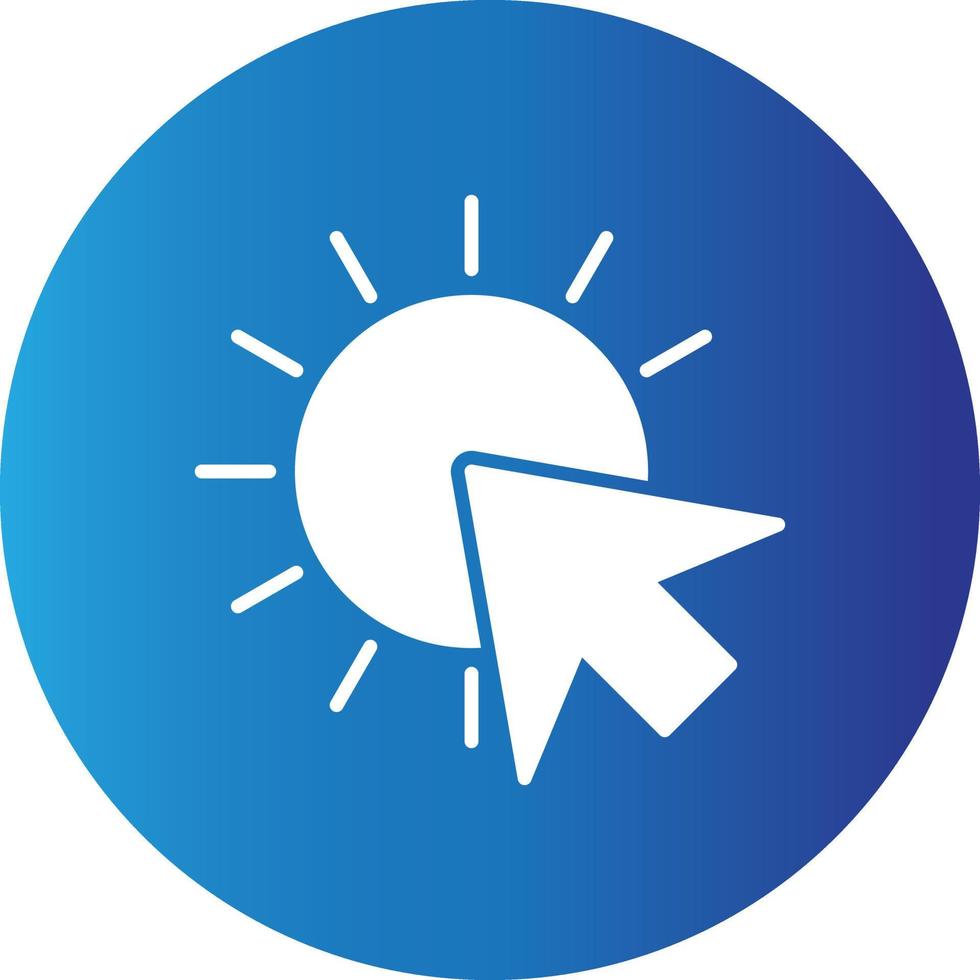 Pay Per Click Creative Icon vector