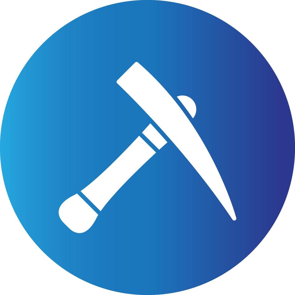 Pickaxe Creative Icon vector