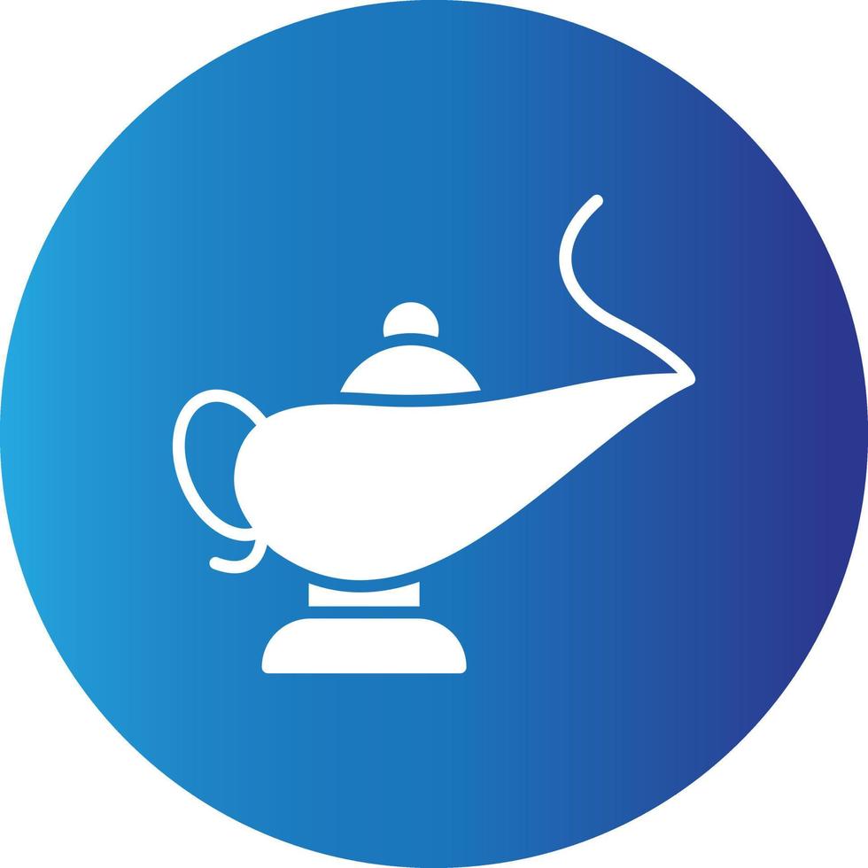 Genie Lamp Creative Icon vector