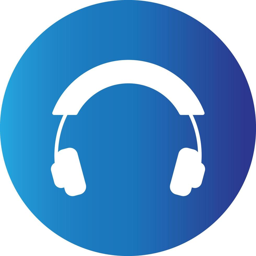 Headphone Creative Icon vector