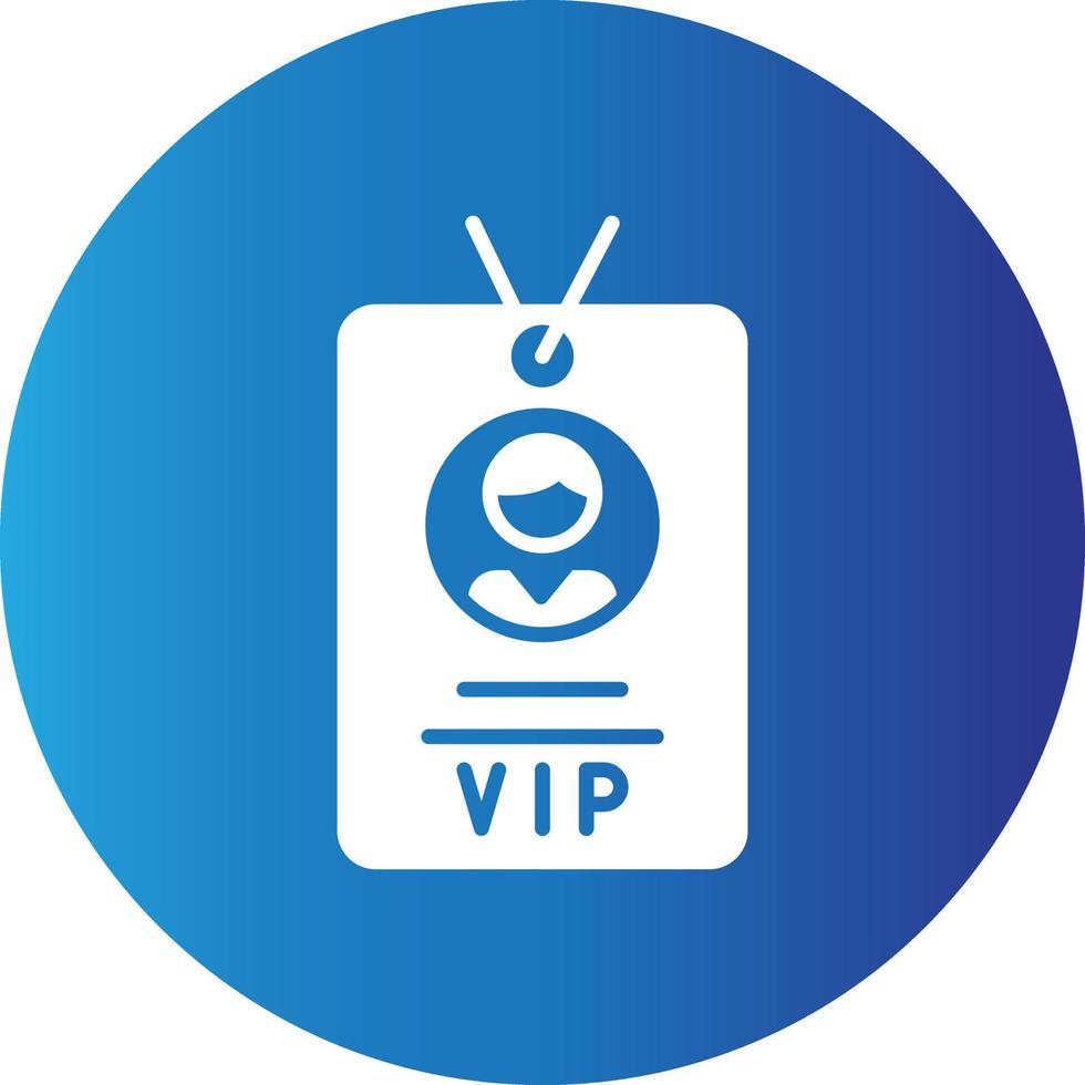 Vip Pass  Creative Icon vector