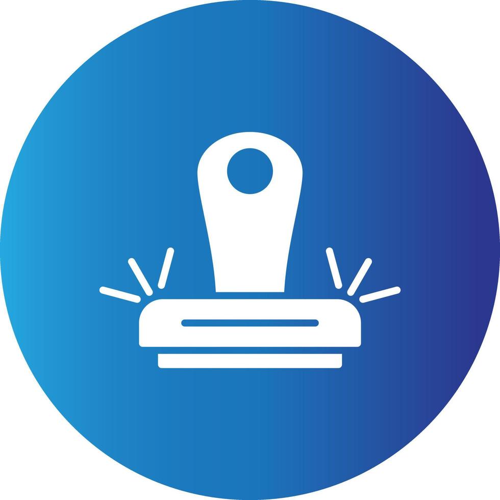 Stamp Creative Icon vector