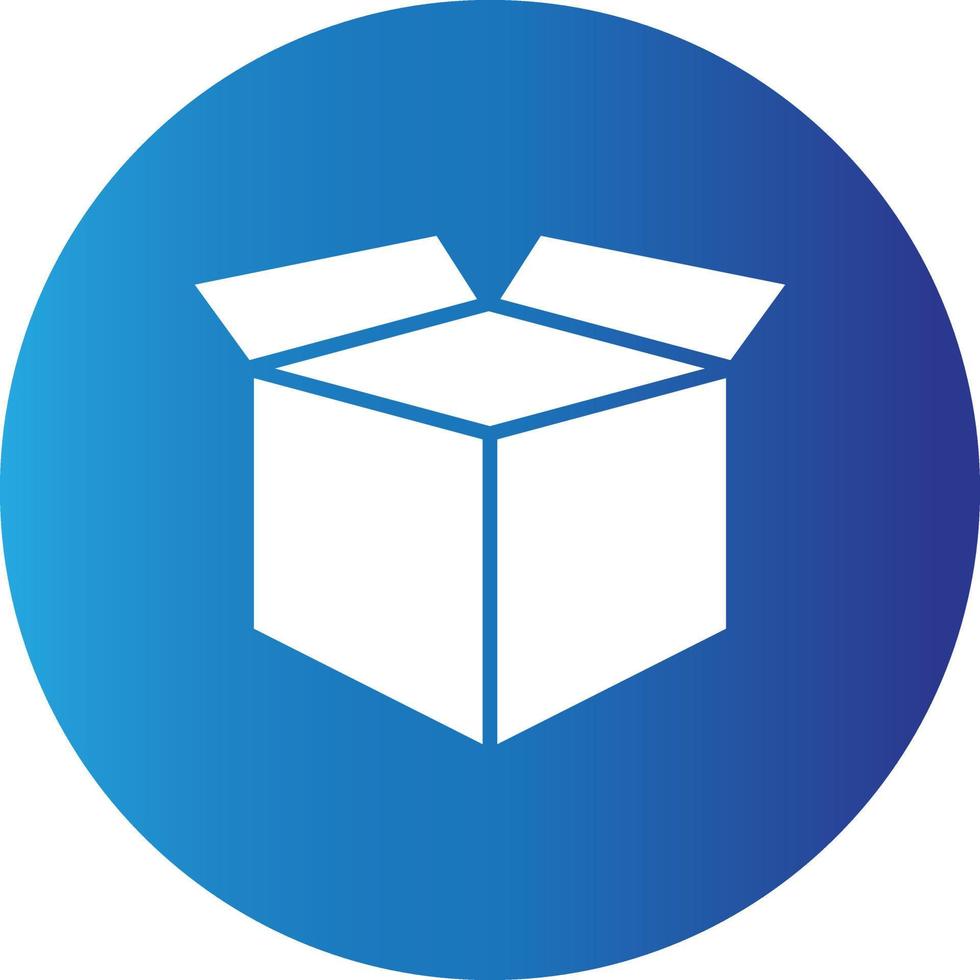 Open Box  Creative Icon vector