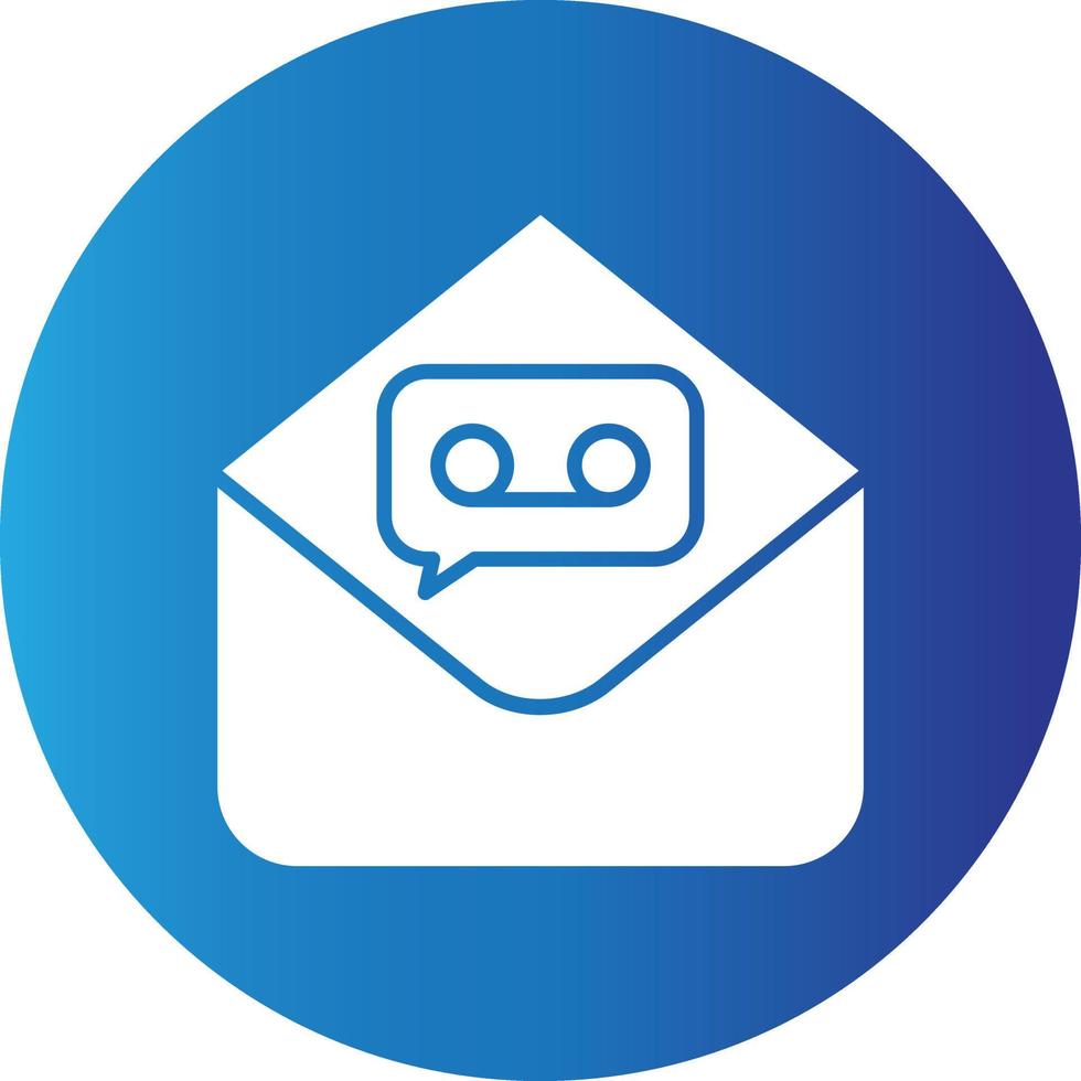 Voice Mail  Creative Icon vector