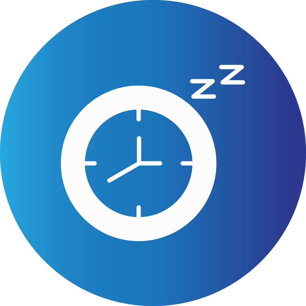 Sleep Time  Creative Icon vector
