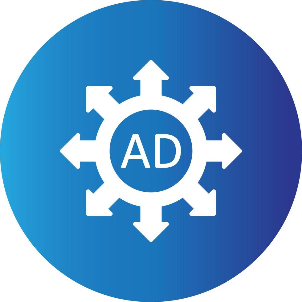 Advertising Submission  Creative Icon vector