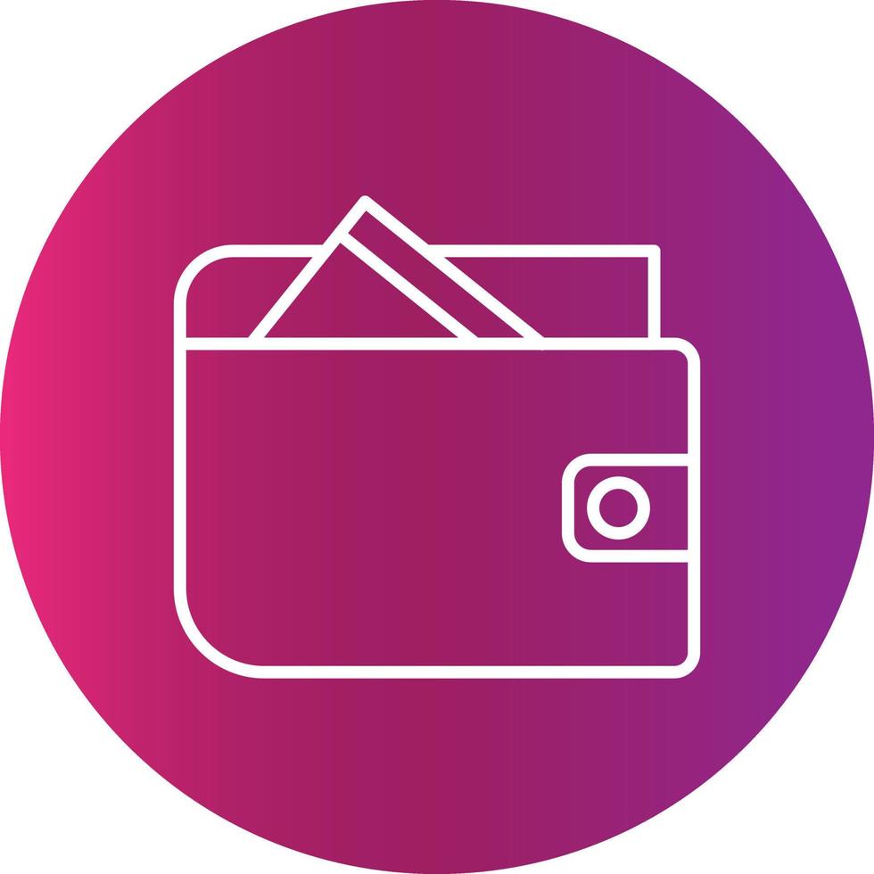 Wallet  Creative Icon vector