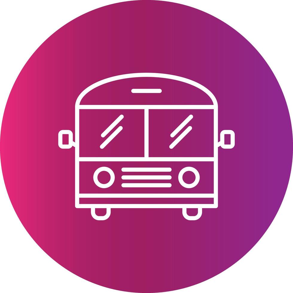 Bus Creative Icon vector