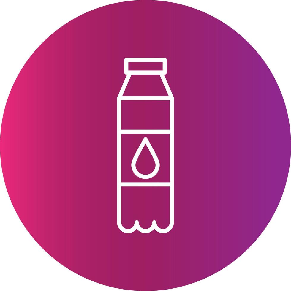 botella de agua icono creativo vector