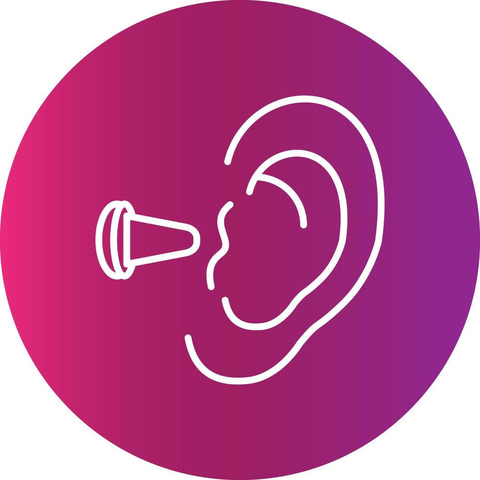 Ear Plug Creative Icon vector