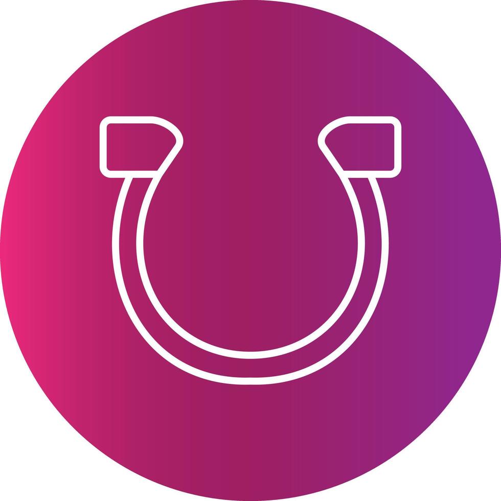 Horseshoe Creative Icon vector