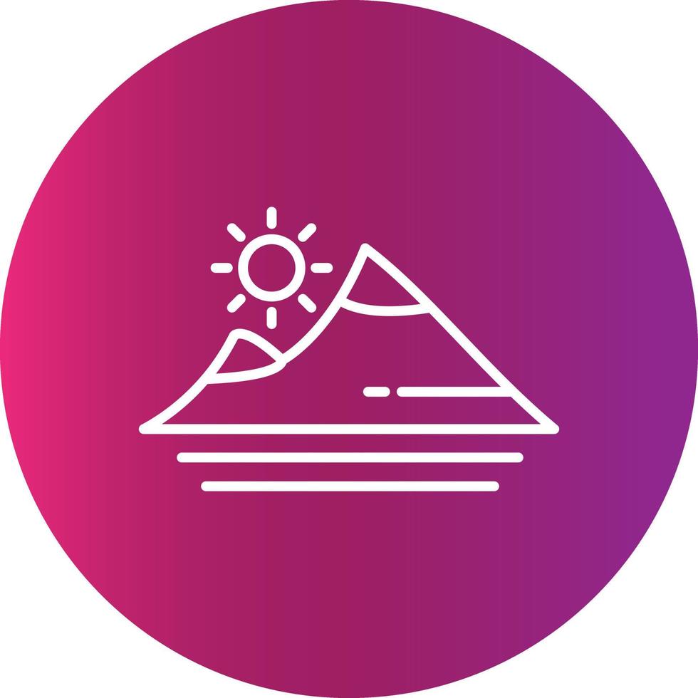 Mountain Creative Icon vector