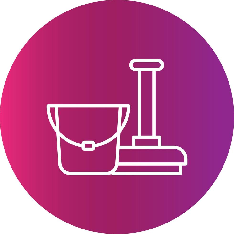 Mop Creative Icon vector