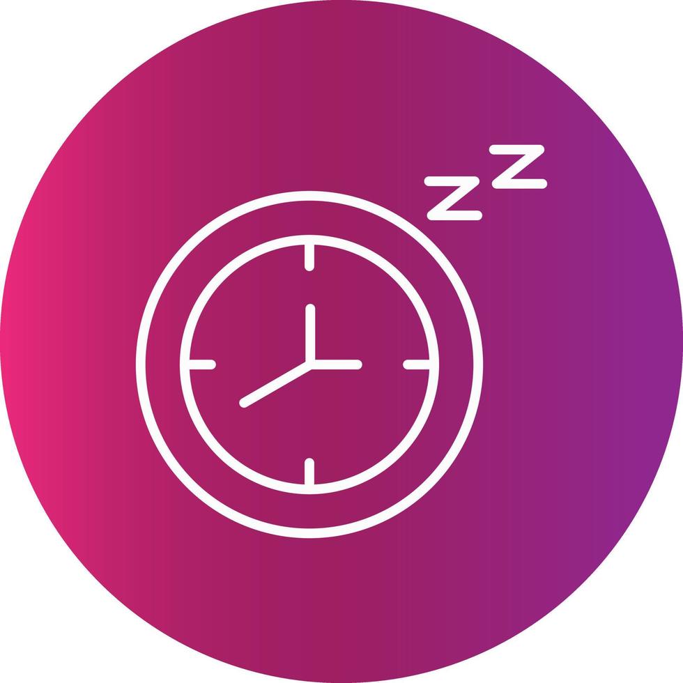 Sleep Time  Creative Icon vector