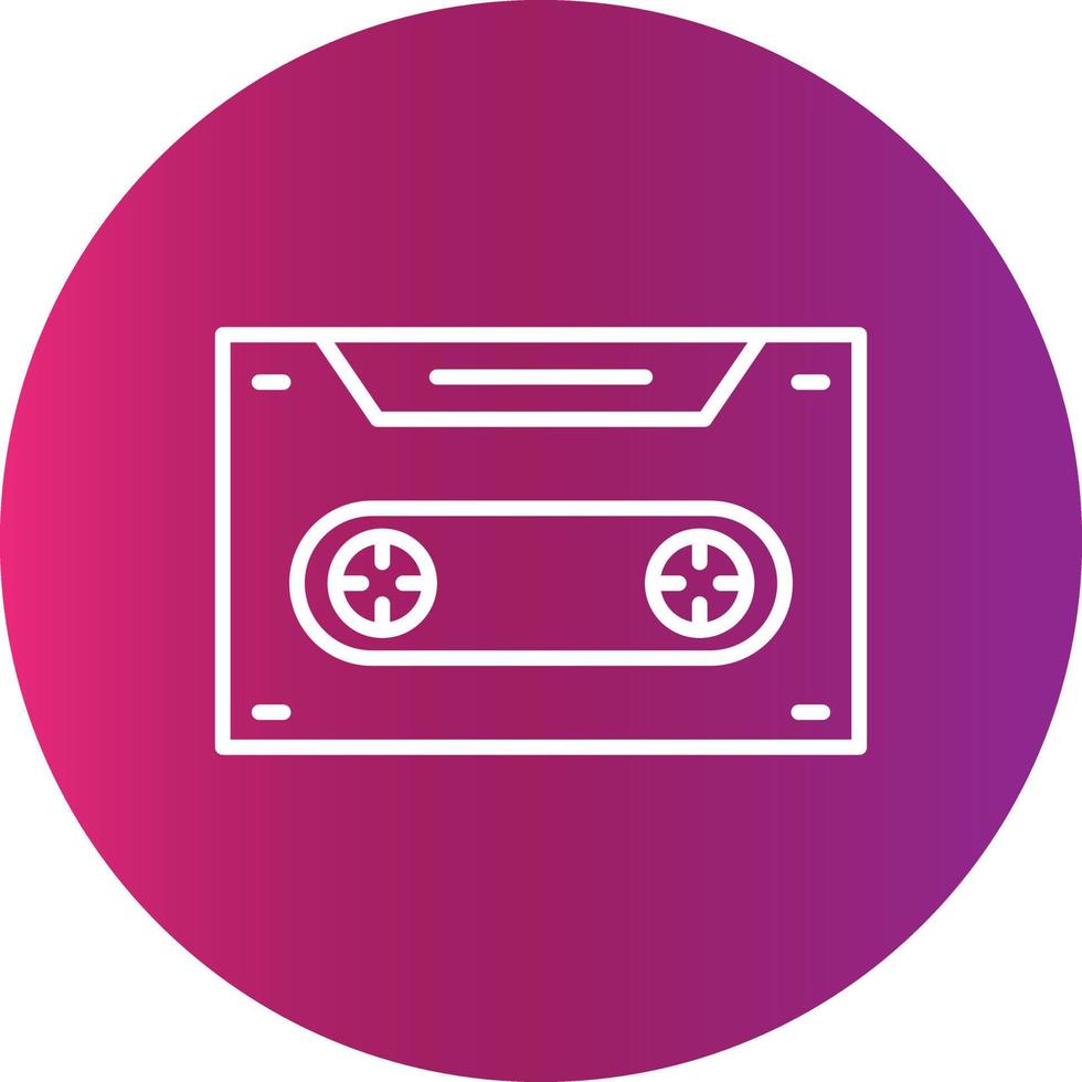 Cassette Creative Icon vector