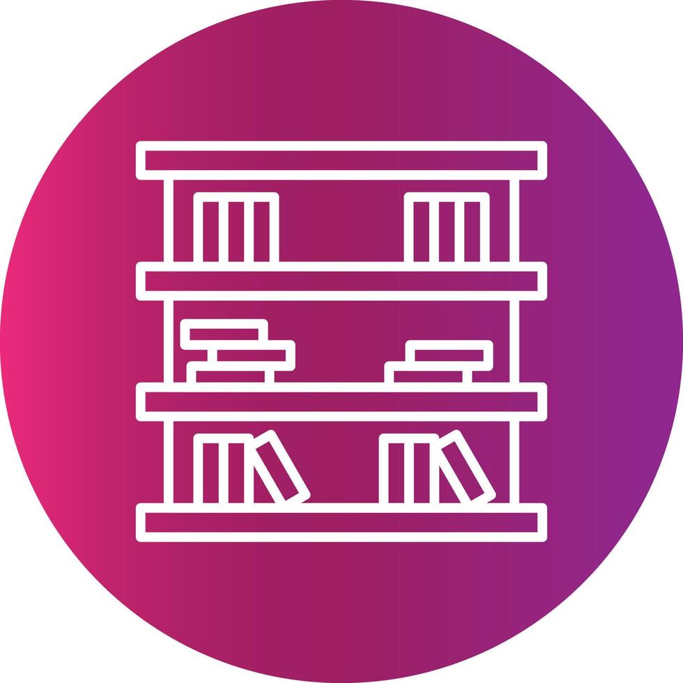 Library Creative Icon vector
