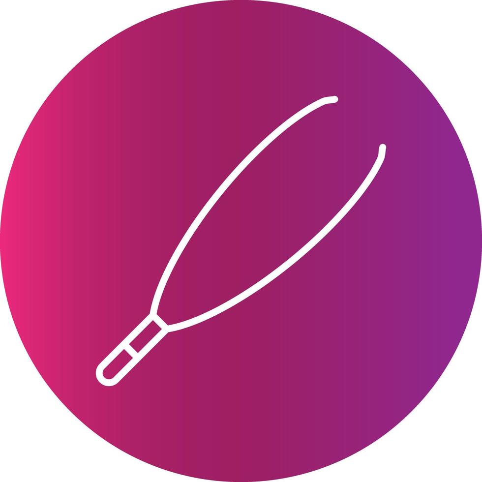 Tweezers Creative Icon vector