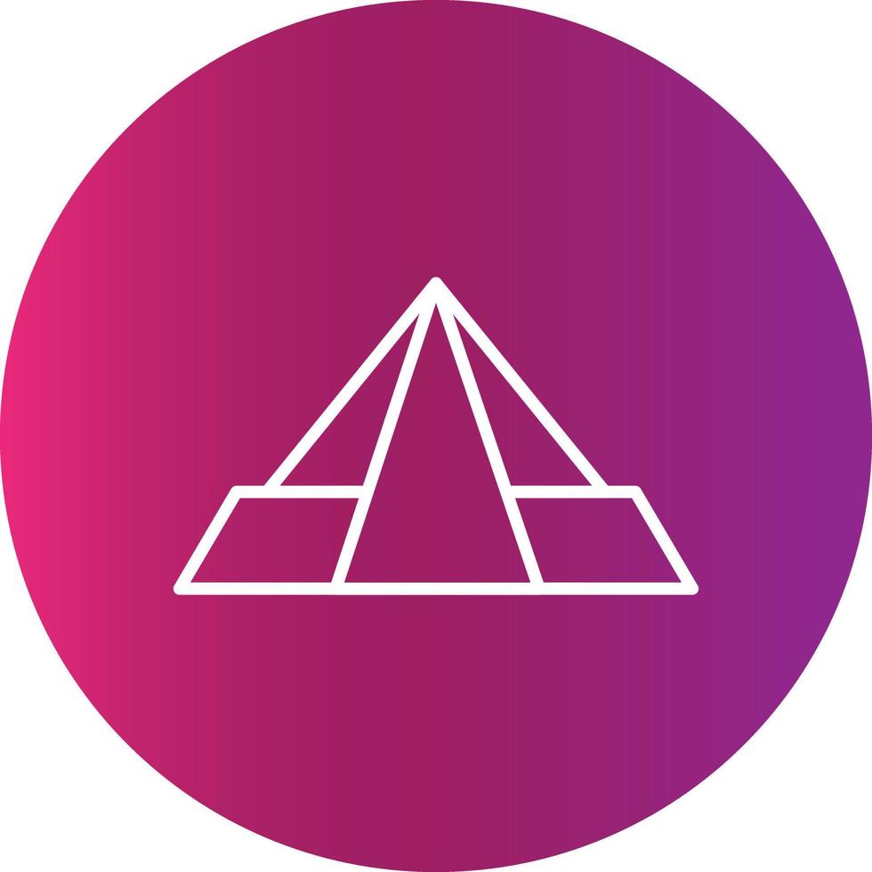 Pyramid Creative Icon vector