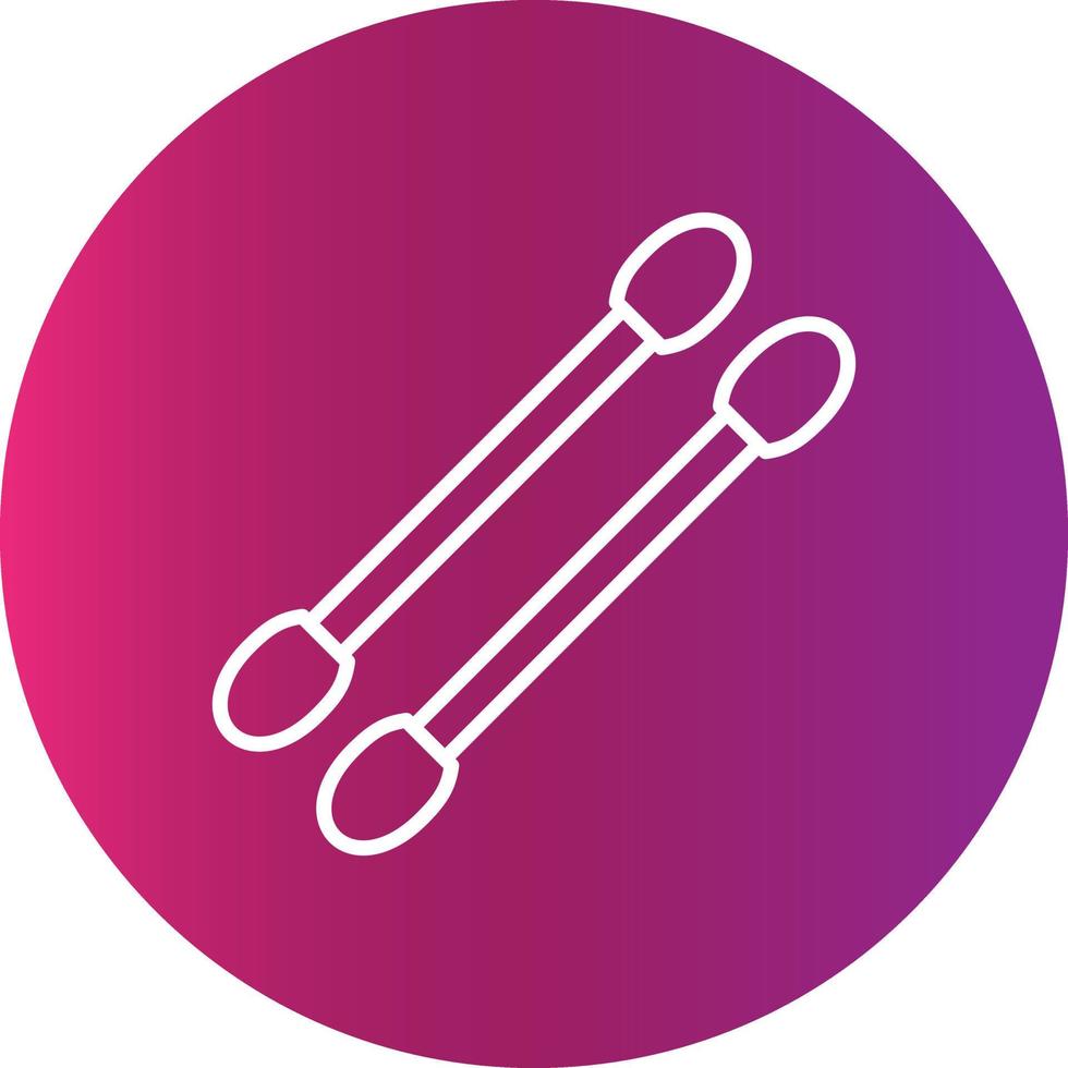 Cotton Bud Creative Icon vector