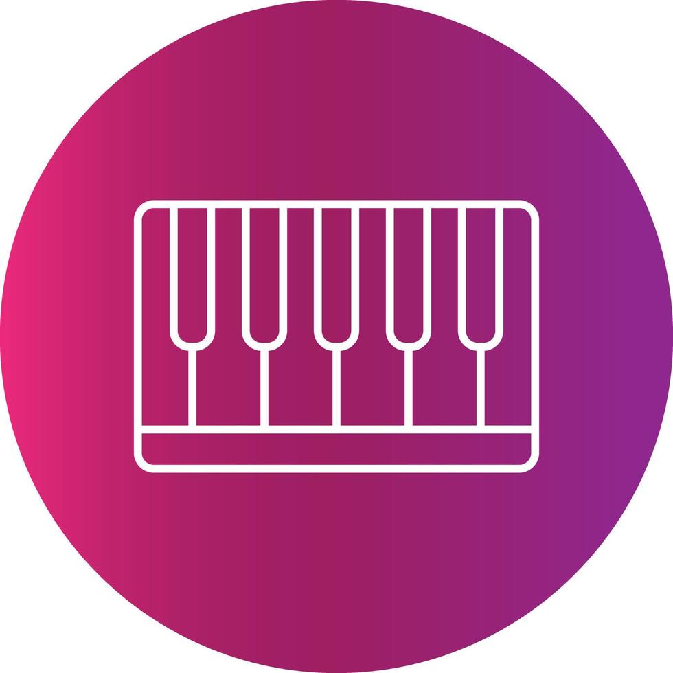 Piano Creative Icon vector