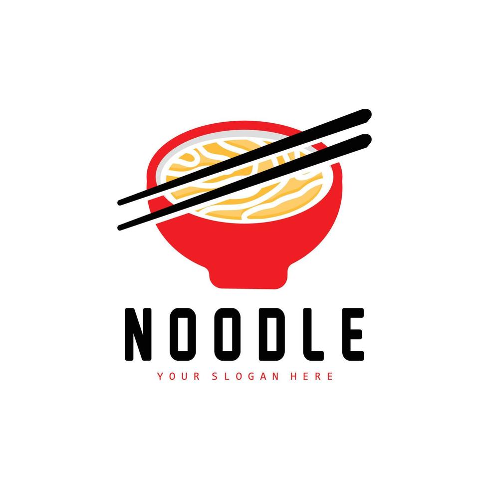 logotipo de fideos, vector de ramen, comida china, diseño de marca de restaurante de comida rápida, marca de producto, café, logotipo de empresa