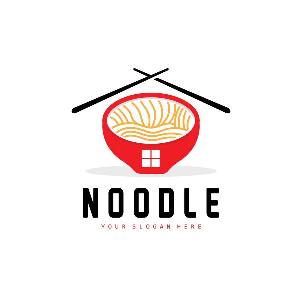 logotipo de fideos, vector de ramen, comida china, diseño de marca de restaurante de comida rápida, marca de producto, café, logotipo de empresa