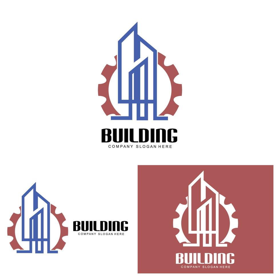 Home Design Logo, Building Logo, Property And Construction Company Icon vector