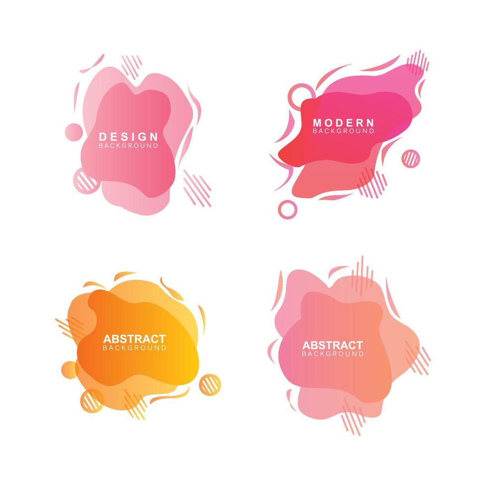 Liquid Background, Gradient Bubble Vector, Logo Template Banner And Abstract Wallpaper Poster vector