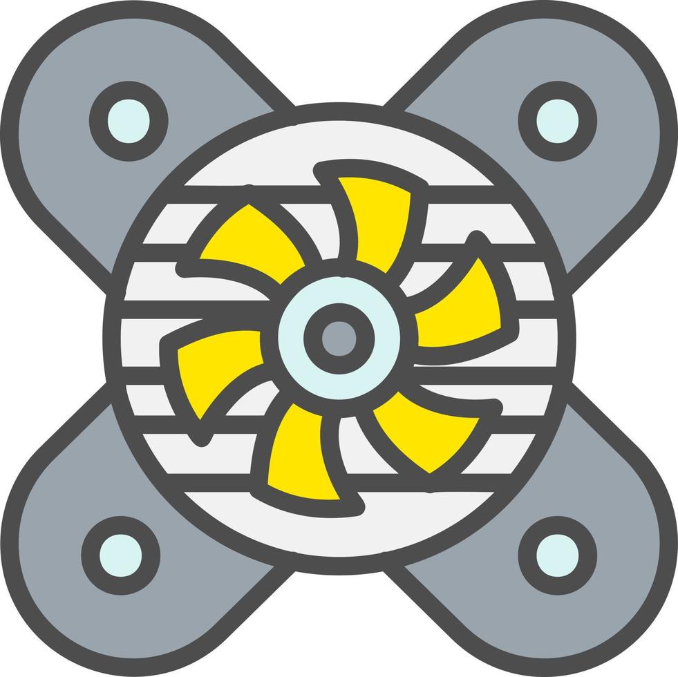 Cooling Fan Vector Icon