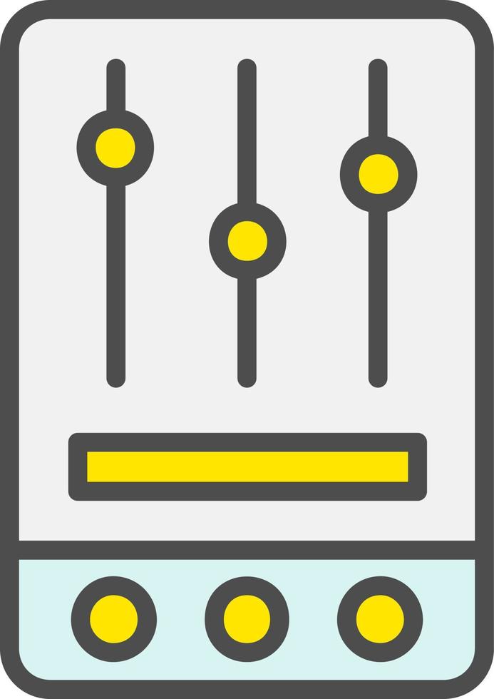 icono de vector de control de luz rgb