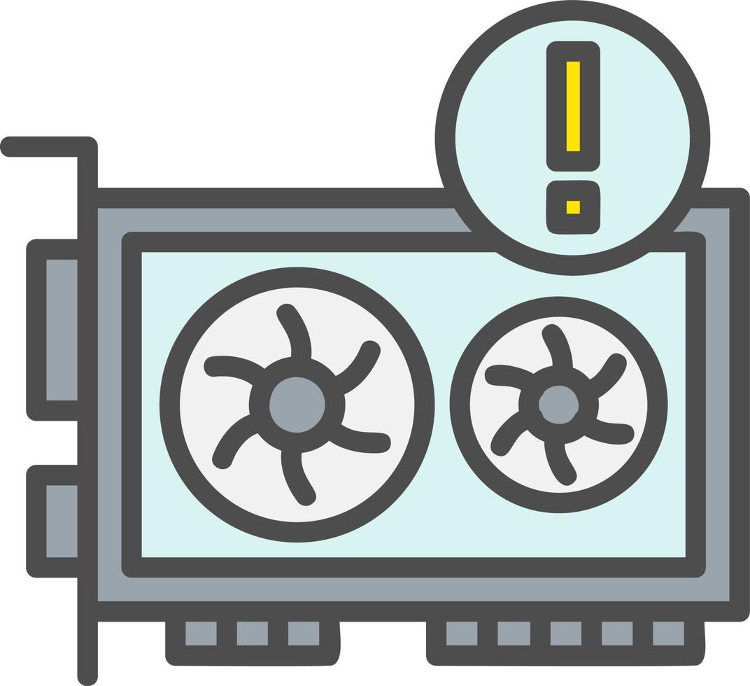 Gpu Error Vector Icon