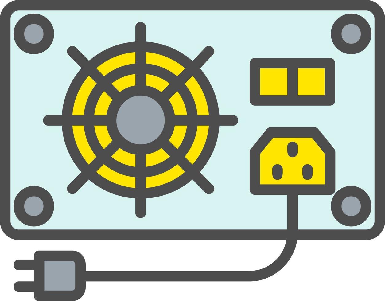 Power Supply Vector Icon