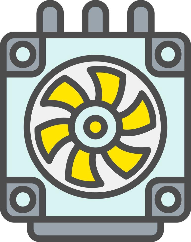 Heatsink Vector Icon